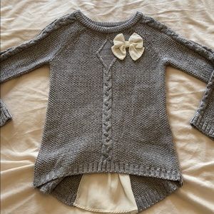 •Blush by Us Angels• Girly Knit Sweater